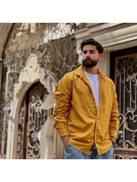 پیراهن آستین بلند کتان کد 962